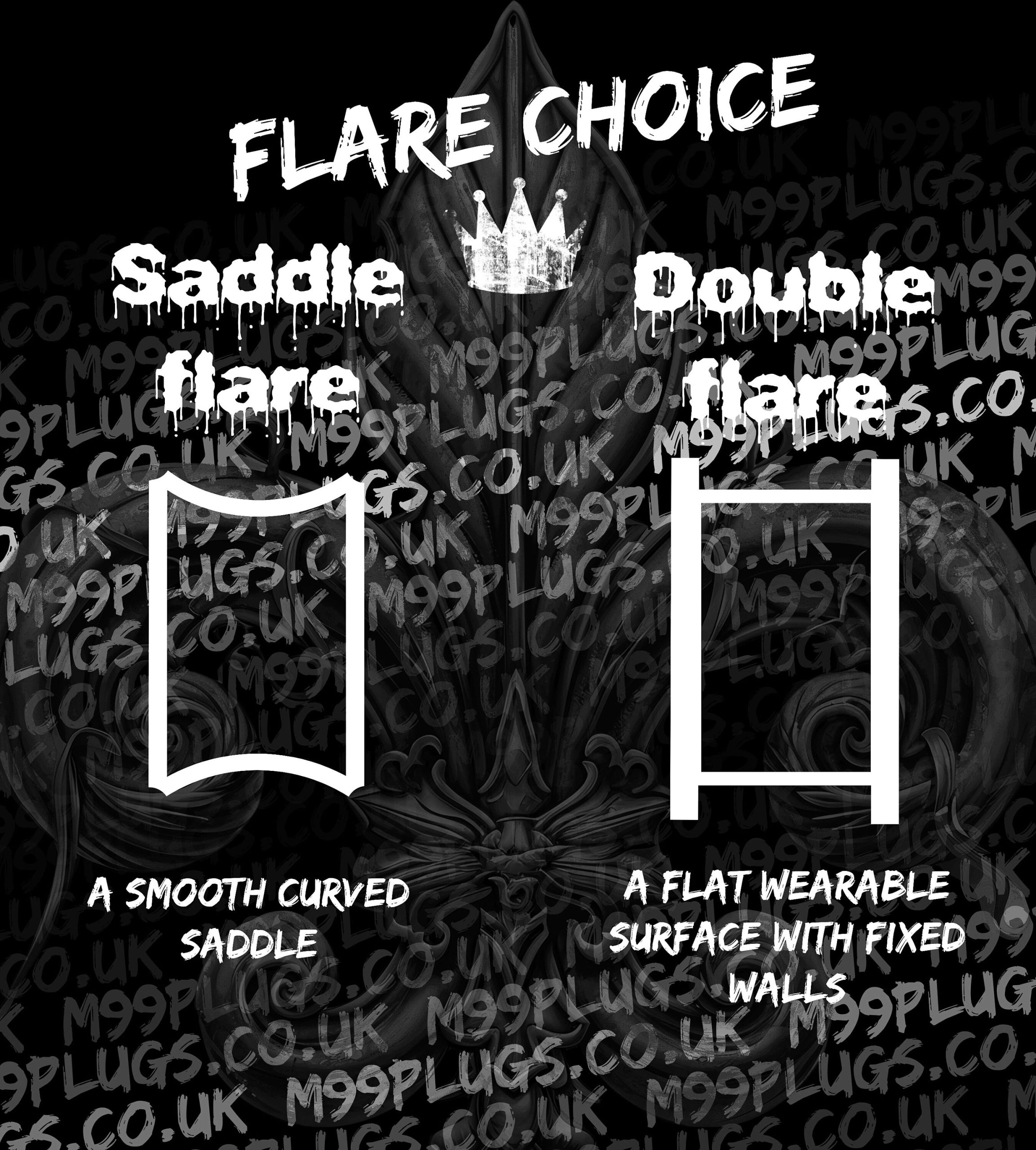 Flare Choice saddle flare or double flare