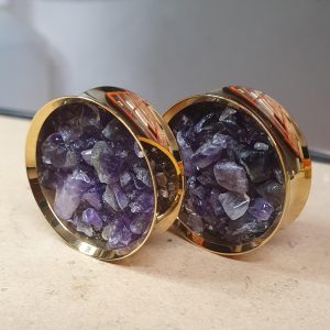 0302 AMETHYST X9 316S GOLD